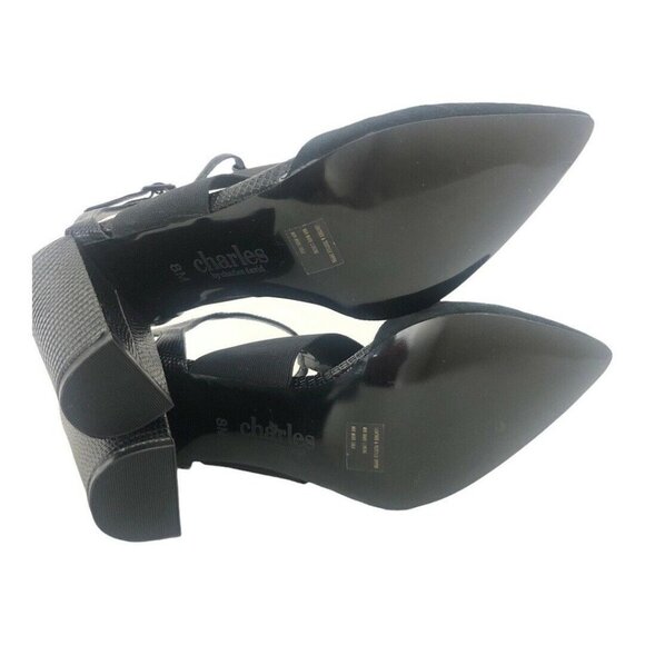 Charles by Charles David Suede Textile Heels - Picture 6 of 7